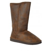 Cognac Shearling Lined Boot